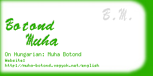 botond muha business card